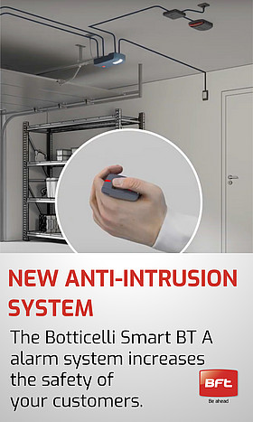 Botticelli Smart BT A: a new anti-intrusion system functionality