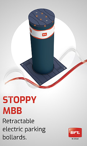 STOPPY MBB: retractable electromechanical bollard.