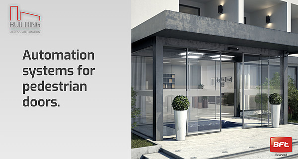 Automation systems for pedestrian doors.