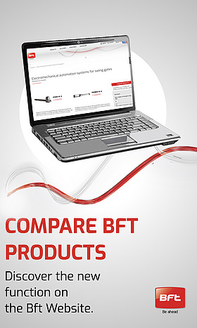 Discover how to compare Bft product specifications directly on the website.