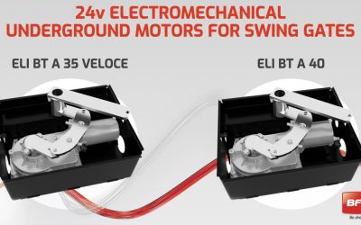BFT launches a new range of 24V Eli underground operators.