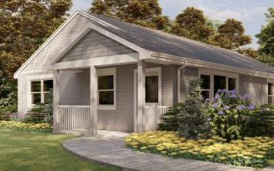 A house built with a 3D printer.
