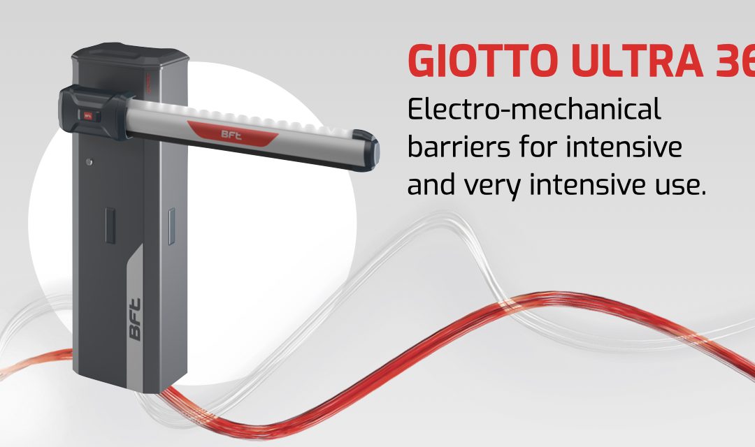 Giotto Ultra 36: the easy-to-install electromechanical barriers.